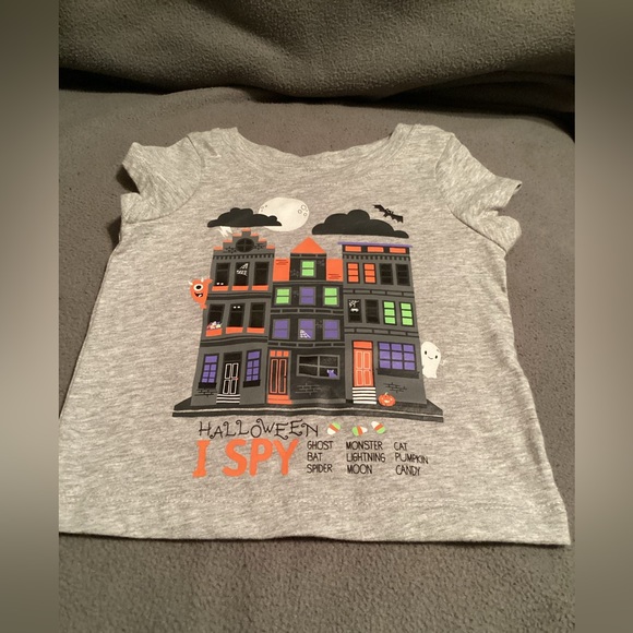 Cat & Jack Halloween I Spy shirt Size 12mo - Picture 1 of 3